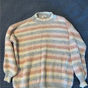 Bibi Striped Sweater - Blue and Pink